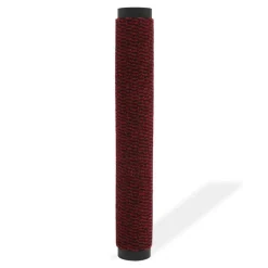 Best Muebles tifón Alfombra de entrada rectangular de nudo 80x120 cm roja Rojo