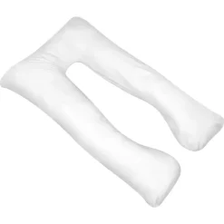 Outlet Muebles tifón Almohada de embarazo blanca 90x145 cm Blanco
