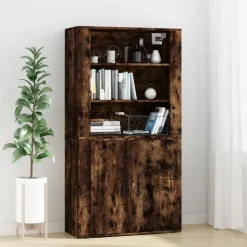 Best Muebles tifón Aparador alto madera contrachapada roble ahumado Marrón