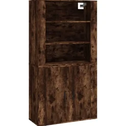 Best Muebles tifón Aparador alto madera contrachapada roble ahumado Marrón