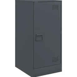 Best Muebles tifón Aparador de acero gris antracita 34,5x39x73 cm Antracita
