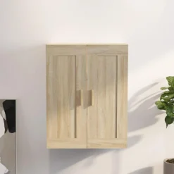 Best Muebles tifón Armario de pared madera ingeniería roble Sonoma 69,5x32,5x90 cm Marrón