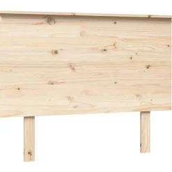 Outlet Muebles tifón Cabecero de cama madera maciza de pino 104x6x82,5 cm Marrón