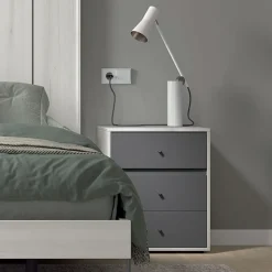 Best Muebles tifón Cabecero y 2 mesitas MENDOL 18