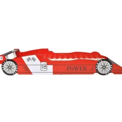 Fashion Muebles tifón Cama con forma de coche de carreras para niños roja 90x200 cm