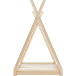 Discount Muebles tifón Cama infantil de madera maciza de pino 90x200 cm