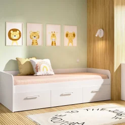 Discount Muebles tifón Cama nido 3 cajones KIM