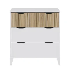 Hot Muebles tifón Cómoda 3 cajones NOIRE