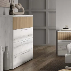 Discount Muebles tifón Cómoda de 4 cajones DAYMUS 530B