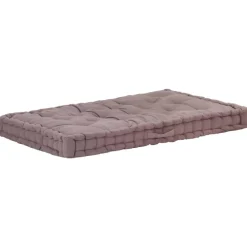 Best Muebles tifón Cojín para palés algodón gris taupe 120x80x10 cm Gris Topo