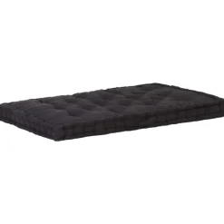 Best Muebles tifón Cojín para palés algodón negro 120x80x10 cm Negro