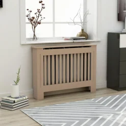 Best Muebles tifón Cubierta para radiador MDF 112x19x81,5cm Marrón