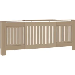 Clearance Muebles tifón Cubierta para radiador MDF 205 cm Marrón