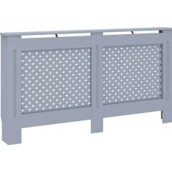 Hot Muebles tifón Cubierta para radiador MDF gris antracita 152x19x81,5 cm Antracita