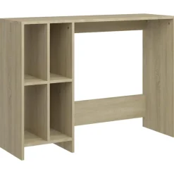 Best Muebles tifón Escritorio notebook contrachapado roble Sonoma 102,5x35x75 cm Marrón