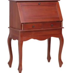 Best Muebles tifón Escritorio secreter madera maciza de caoba marrón 78x42x103 cm Marrón