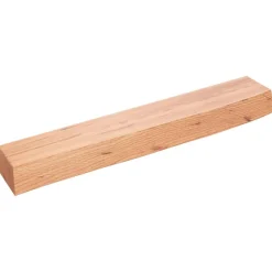 Best Muebles tifón Estante de pared madera de roble tratada marrón claro 60x10x6cm Marrón