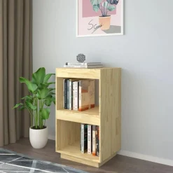 Discount Muebles tifón Estantería de madera maciza de pino 40x35x71 cm Marrón
