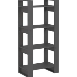 Sale Muebles tifón Estantería/divisor de espacios madera maciza gris 60x35x125 cm Gris