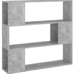 Sale Muebles tifón Estantería/divisor de espacios gris hormigón 100x24x94 cm Gris