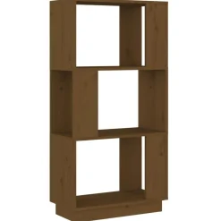 Best Muebles tifón Estantería/divisor espacios madera pino marrón miel 51x25x101cm Marrón