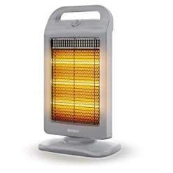 Clearance Muebles tifón ESTUFA HALOGENA OLIMPIA SPLENDID 99396 SOLARIA EVO S 1200W 3 TUBOS SILVER