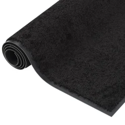 Best Muebles tifón Felpudo negro 80x120 cm Negro