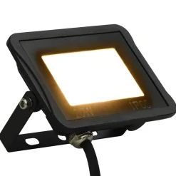 New Muebles tifón Foco LED 20 W blanco cálido Negro