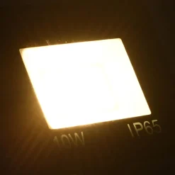 Hot Muebles tifón Foco LED 10 W blanco cálido Negro