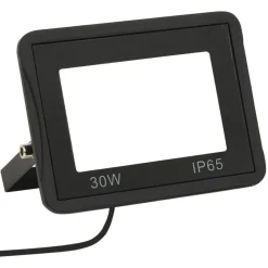 Clearance Muebles tifón Foco LED 30 W blanco frío Negro