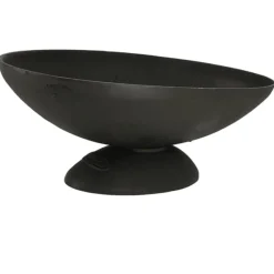 Clearance Muebles tifón Fuente de fuego oval, marca Esschert Design FF132 Negro