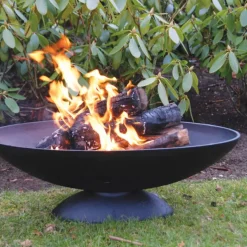 Clearance Muebles tifón Fuente de fuego oval, marca Esschert Design FF132 Negro