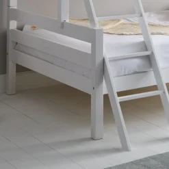 Hot Muebles tifón Litera de madera blanca WHITE