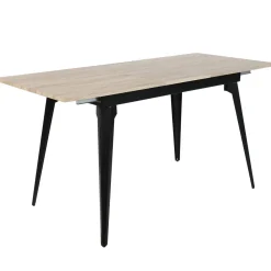 Clearance Muebles tifón Mesa de comedor extensible GAMORA Roble