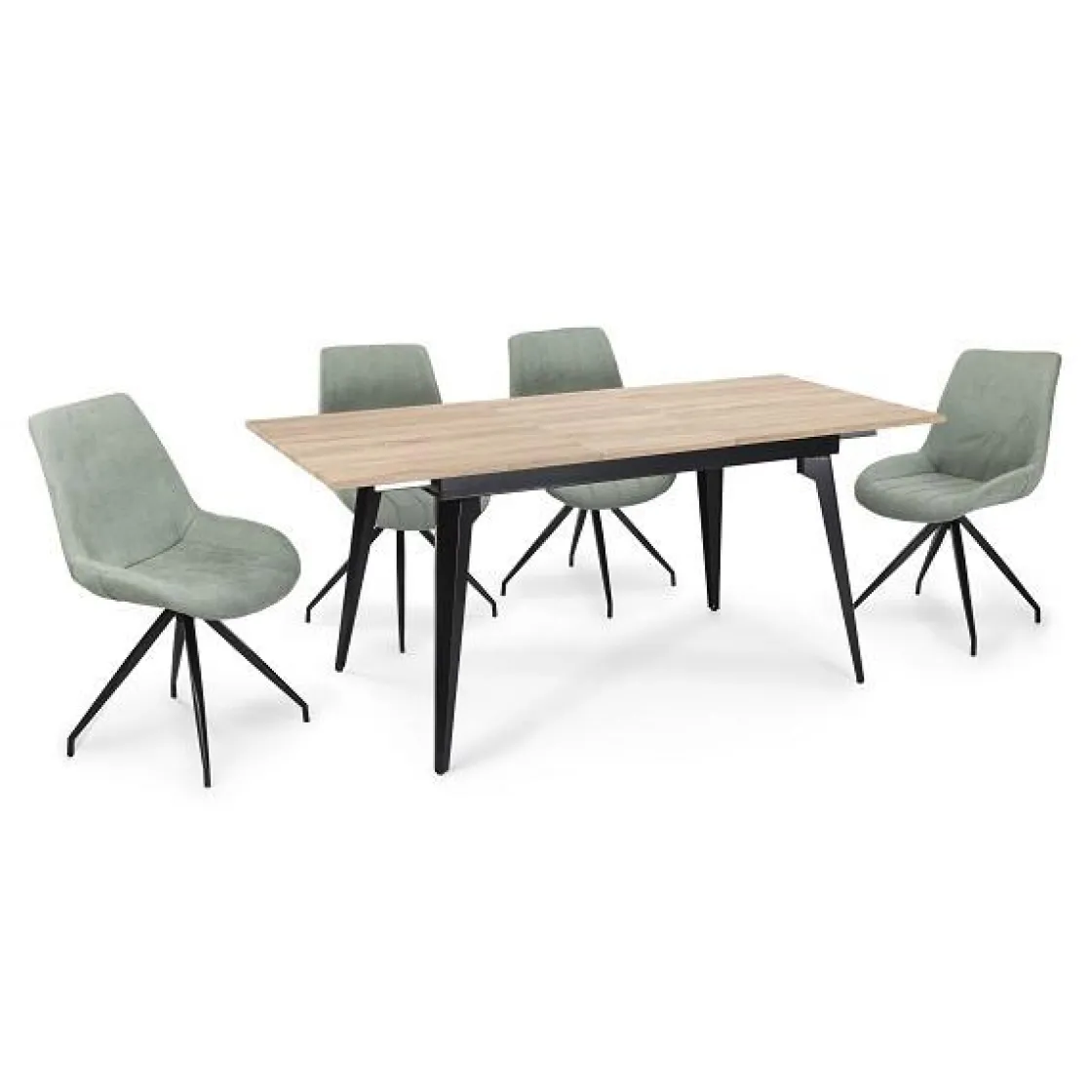 Clearance Muebles tifón Mesa de comedor extensible GAMORA Roble