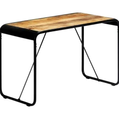 Best Muebles tifón Mesa de comedor madera maciza de mango rugosa 118x60x76 cm Marrón