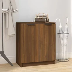 Best Muebles tifón Mueble zapatero madera contrachapada marrón roble 59x35x70 cm Marrón