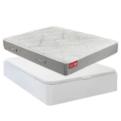 Best Muebles tifón Pack canapé GRECIA + colchón ALLEGRO Blanco 135 190