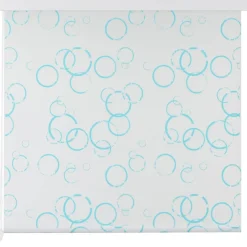 Discount Muebles tifón Persiana enrollable de ducha burbujas 140x240 cm Blanco