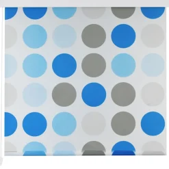 Fashion Muebles tifón Persiana enrollable de ducha círculos 100x240 cm Multicolor