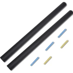 Discount Muebles tifón Pizarra Adhesiva De Pared 0,6 x 3 M 2 Rollos Con Tizas