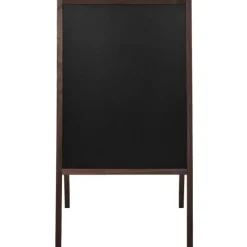 Hot Muebles tifón Pizarra de pie de doble cara madera de cedro 60x80 cm