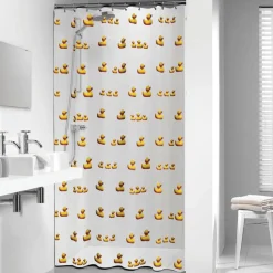 Discount Muebles tifón Sealskin Cortina de ducha Duckling amarillo 180x200 cm Multicolor