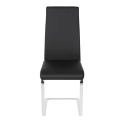 New Muebles tifón Silla comedor KAMIL II PU Negro