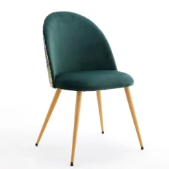 Best Muebles tifón Silla de comedor ADARA estampado verde