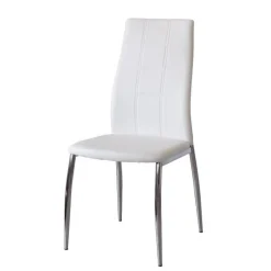 New Muebles tifón Silla de comedor o salón ROXANA PU Blanco