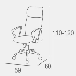 Sale Muebles tifón Silla de oficina LAYLA Rojo