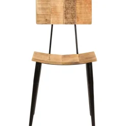 Best Muebles tifón Sillas de comedor 2 uds madera maciza de mango 44x40x80 cm Marrón