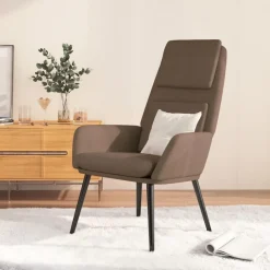 Best Muebles tifón Sillón de relax de tela gris taupe Gris Topo