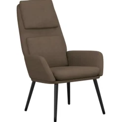 Best Muebles tifón Sillón de relax de tela gris taupe Gris Topo